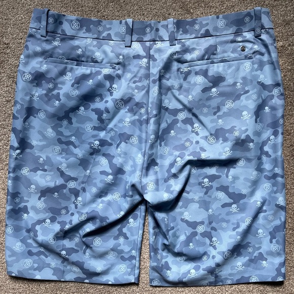Mens G/FORE Icon Camo Golf Shorts Skull and Tees Size 38 - Picture 3 of 9